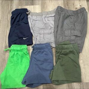 Toddler Boy 3T Shorts Lot - Blue, Gray, Green, and Navy